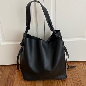 All saints black tote